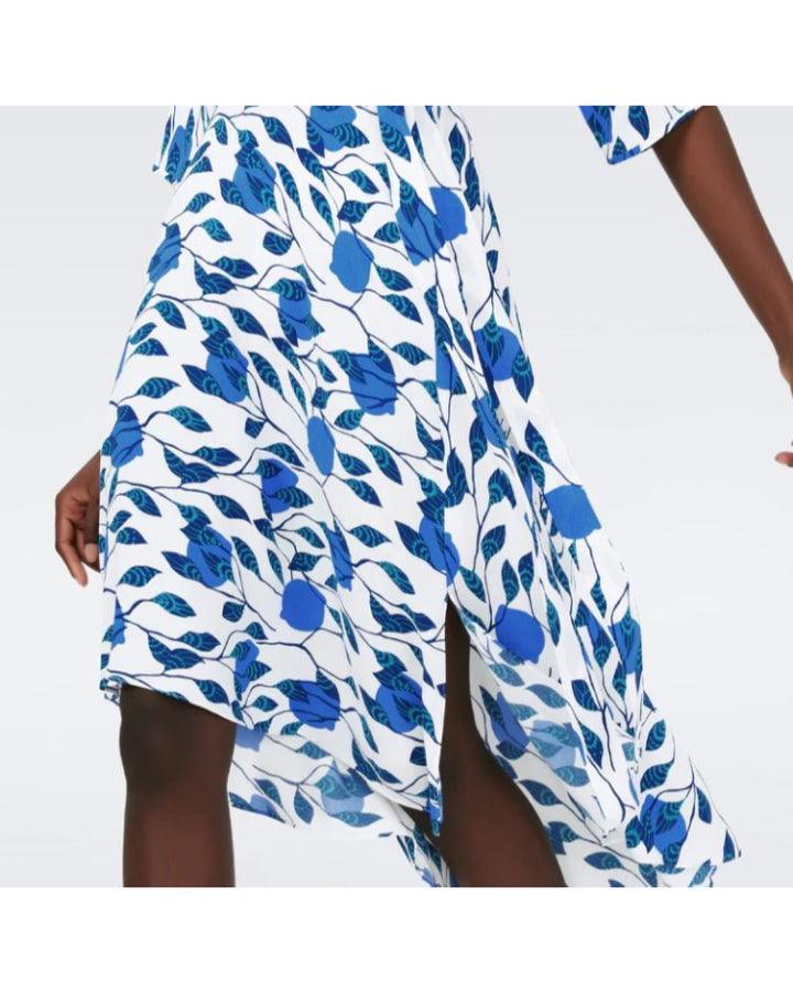 dvf eloise midi dress DVF Eloise Faux Wrap Midi Dress – BLU'S