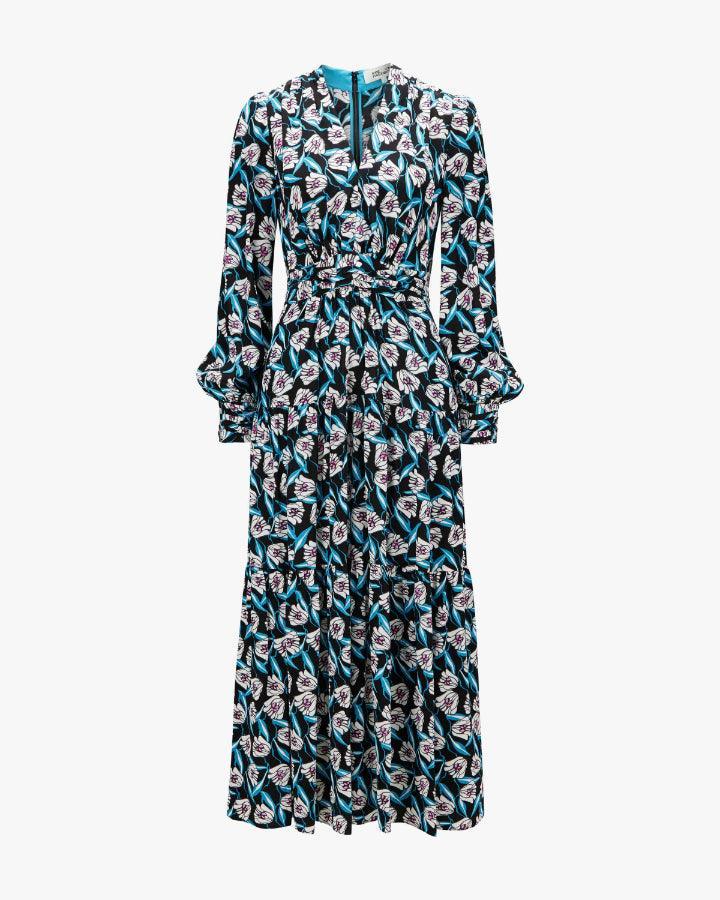 Diane Von Furstenberg - Gil Floral Print Dress