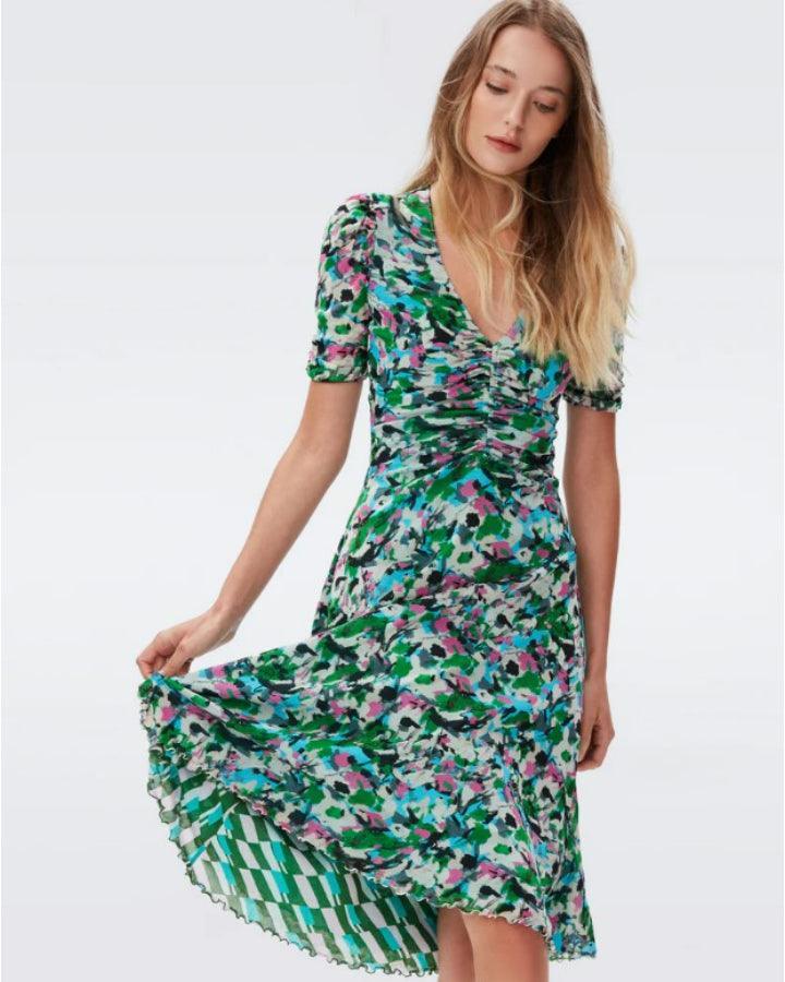 DVF Koren Reversible Mesh Dress – BLU'S