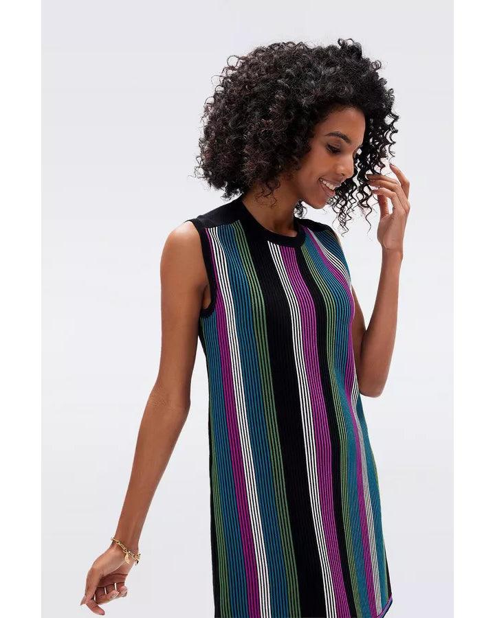 Diane Von Furstenberg - Meta Sleeveless Stripe Dress