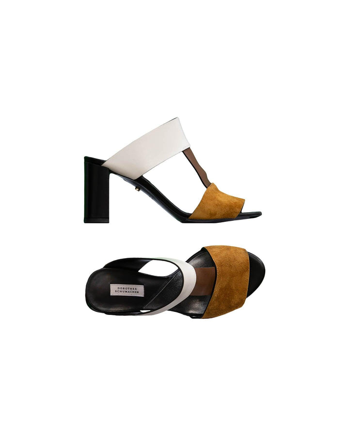 Dorothee Schumacher - Color Block Wide Strap Mule Sandal
