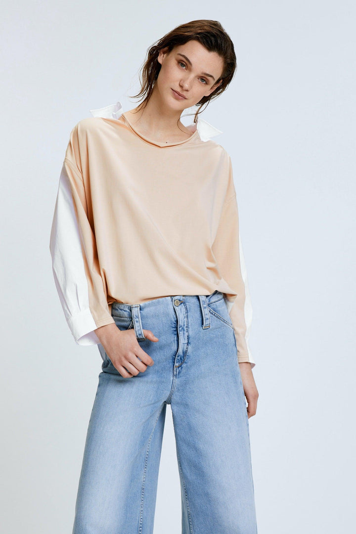 Dorothee Schumacher - Cool Contrasts Poplin Shirt Blouse