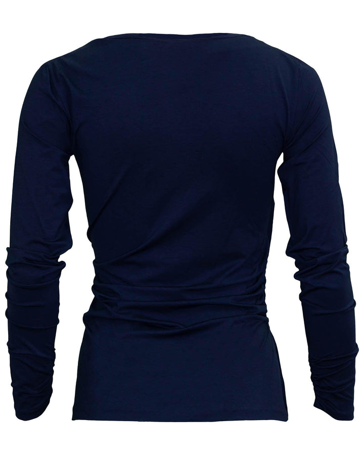 Dorothee Schumacher - Fascinating Drapes Long Sleeve Top Sapphire