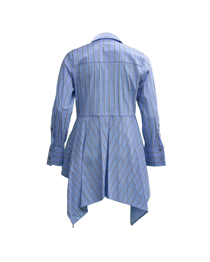 Dorothee Schumacher - Striped Handkerchief Hem Blouse