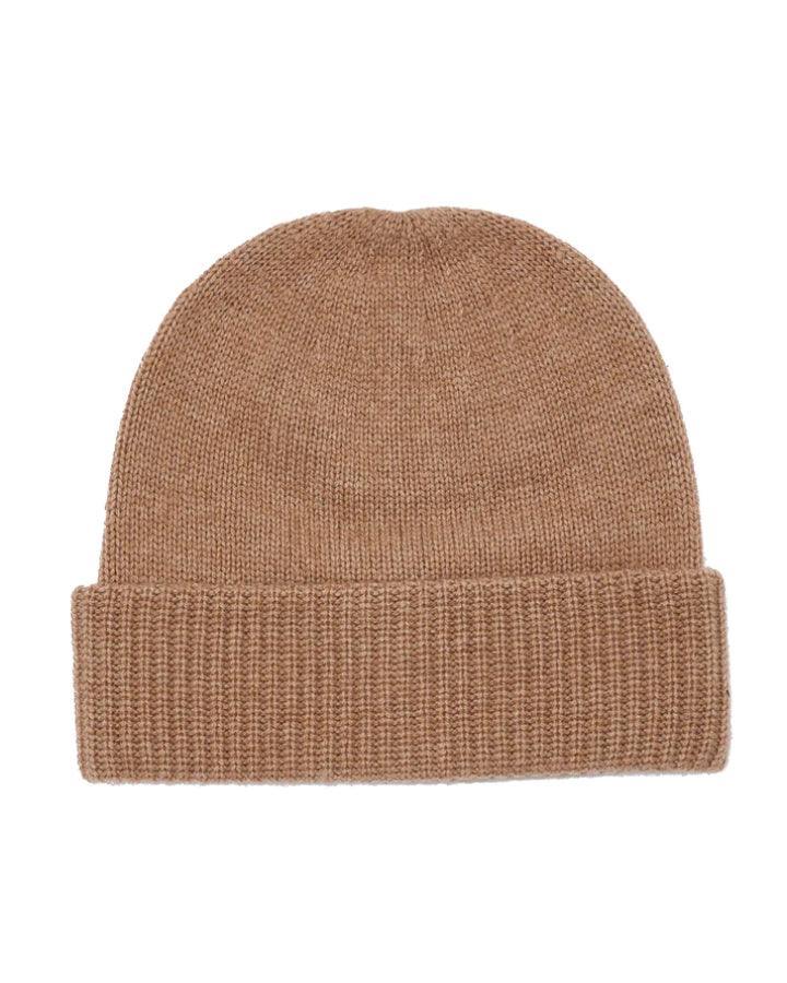 Echo Lofty Wool & Cashmere Beanie in cream. ECHO Women main image 2