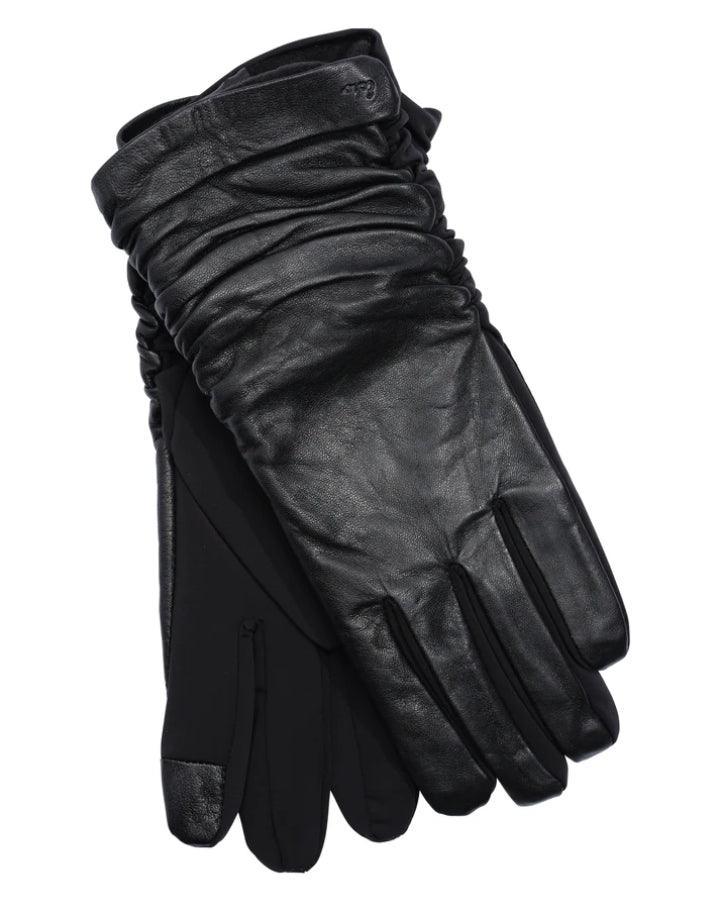 Echo - Ruched Leather Glove