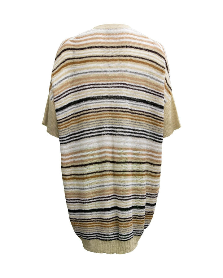 Echo - Striped Open Cardigan