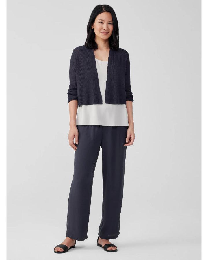 Eileen Fisher - Airy Tuck Cropped Cardigan