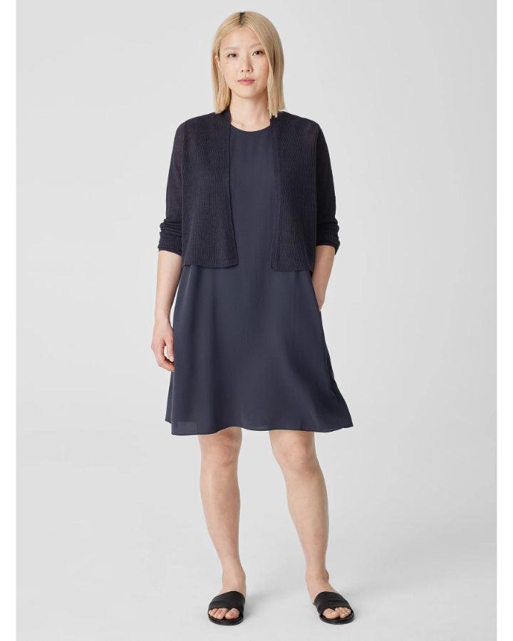 Eileen Fisher - Airy Tuck Cropped Cardigan