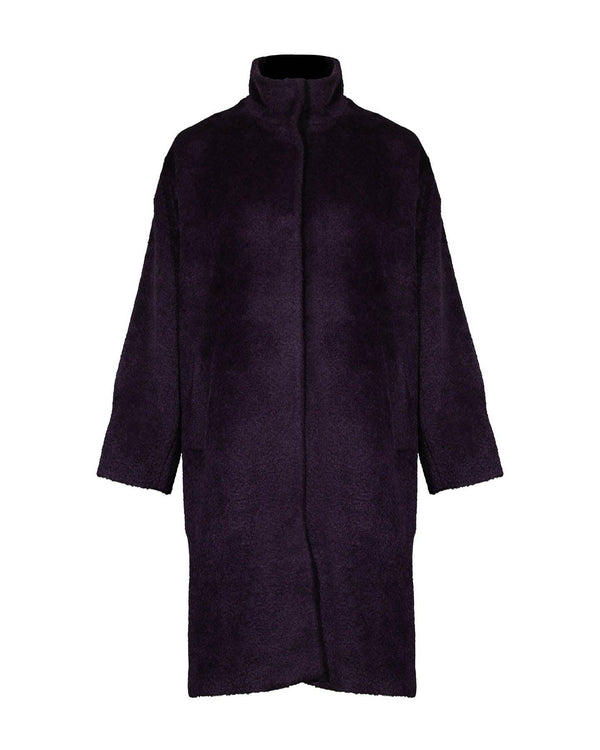 Eileen Fisher - Alpaca Stand Collar Coat