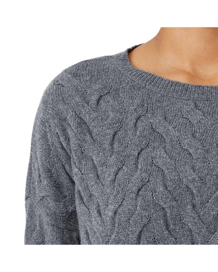 Eileen Fisher - Cashmere Blend Cable Knit Pullover