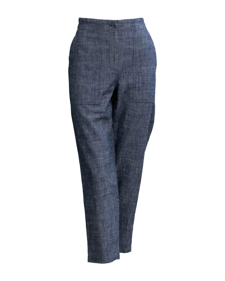 Eileen Fisher - Chambray Slouchy Pant
