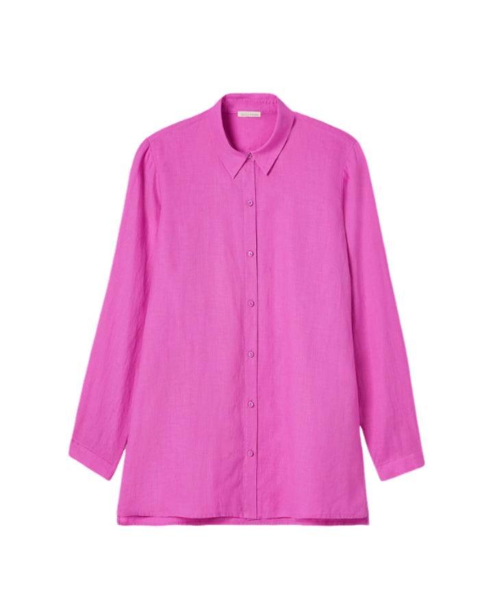 Eileen Fisher - Classic Collar Linen Easy Shirt