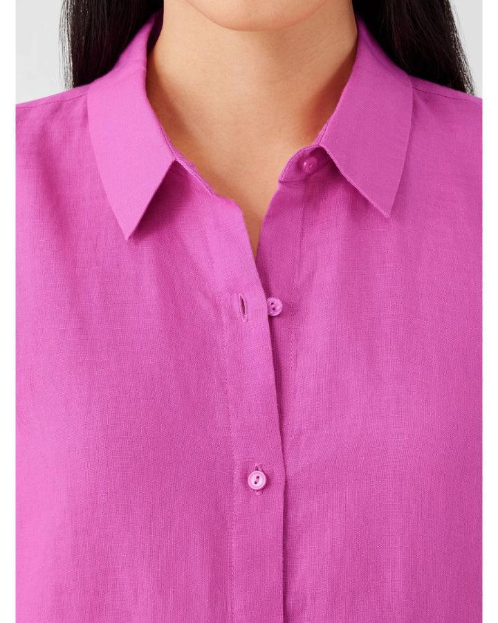 Eileen Fisher - Classic Collar Linen Easy Shirt