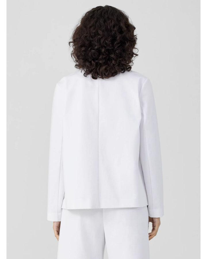 Eileen Fisher - Cotton Blend Ponte Blazer