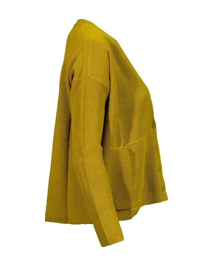 Eileen Fisher - Cotton Blend V-Neck Cardigan