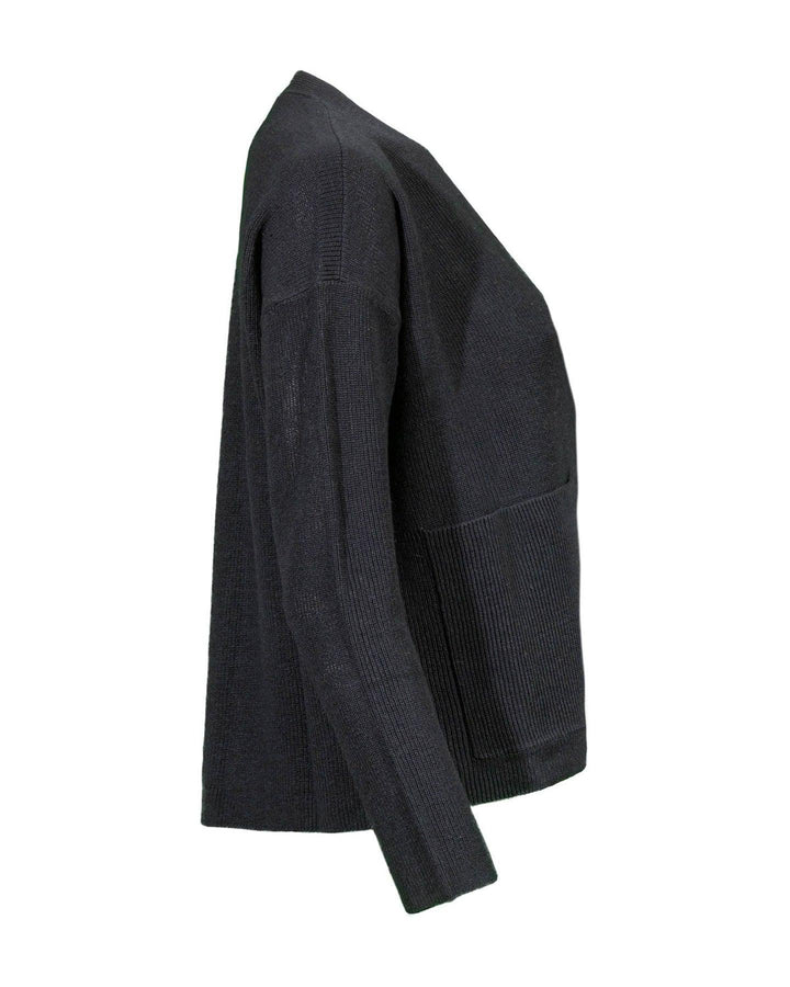Eileen Fisher - Cotton Blend V-Neck Cardigan