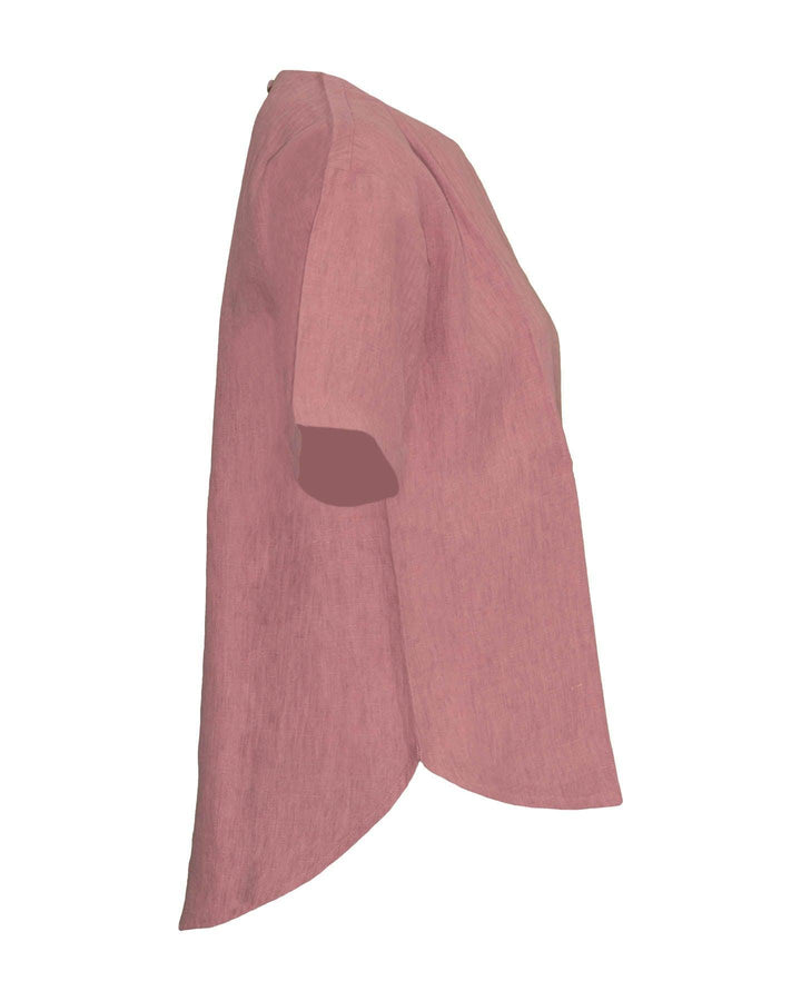 Eileen Fisher - Delave Linen Box Top Sandstone