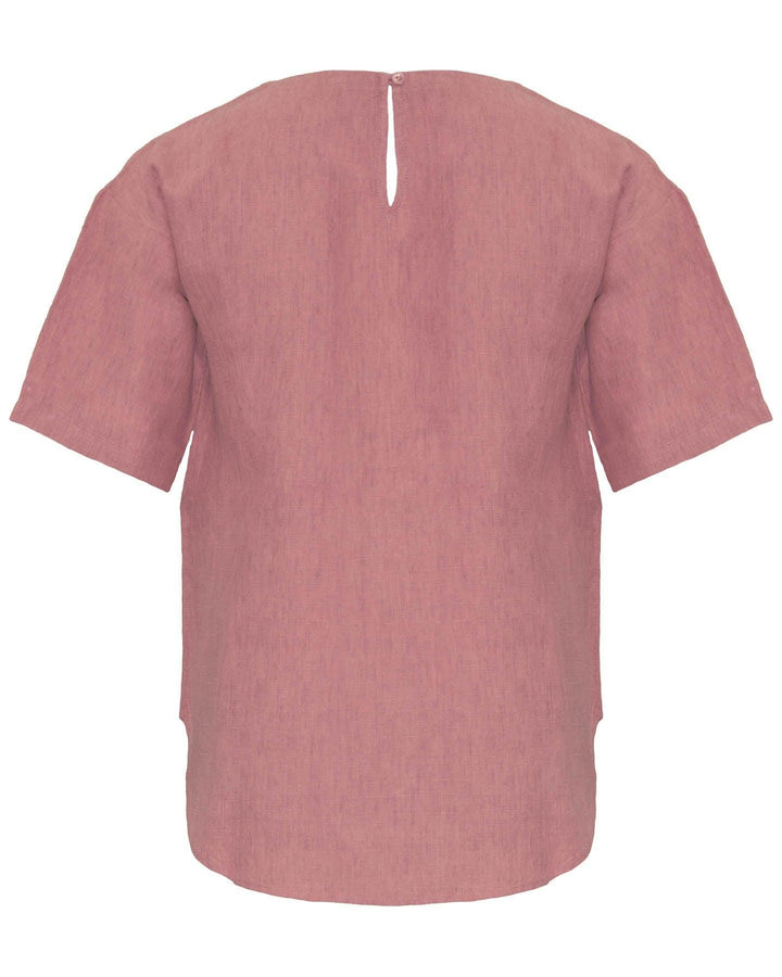 Eileen Fisher - Delave Linen Box Top Sandstone