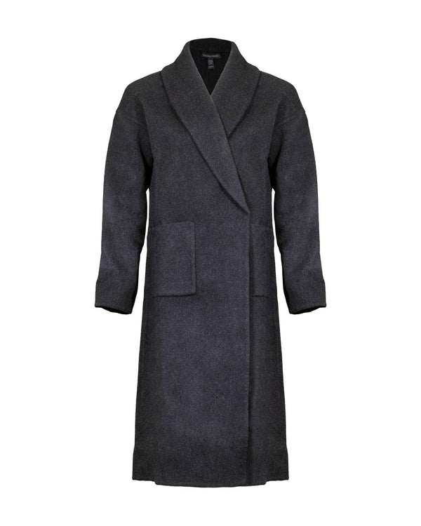 Eileen Fisher - Double Face Wool Shawl Collar Coat