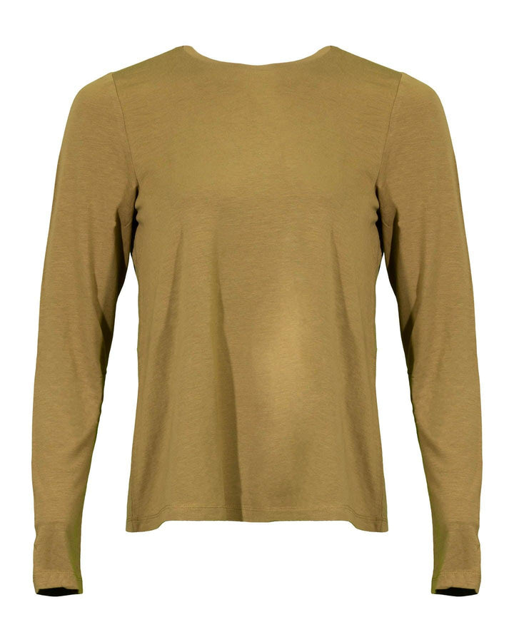 Eileen Fisher - Fine Jersey Crew Neck Top Butternut