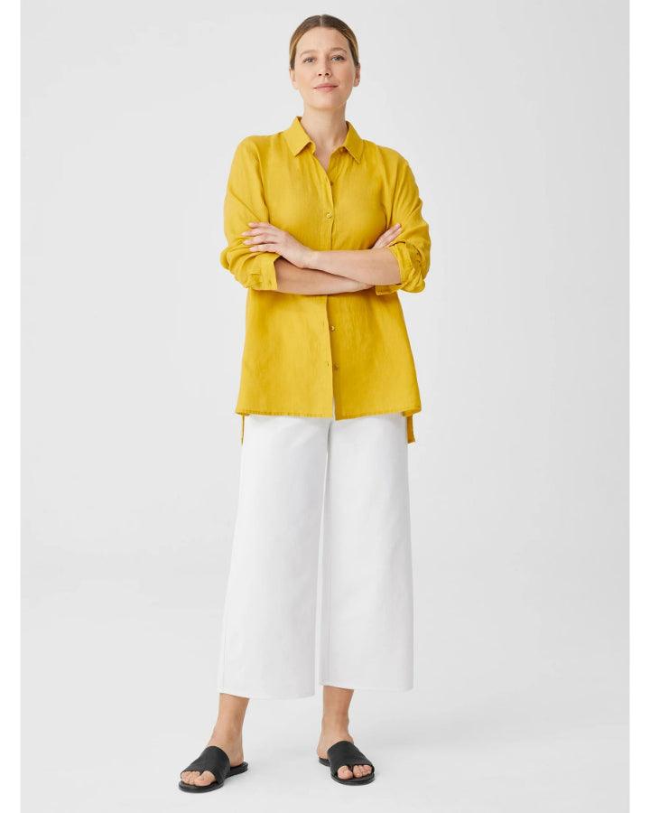 Eileen Fisher - Handkerchief Linen Classic Collar Shirt
