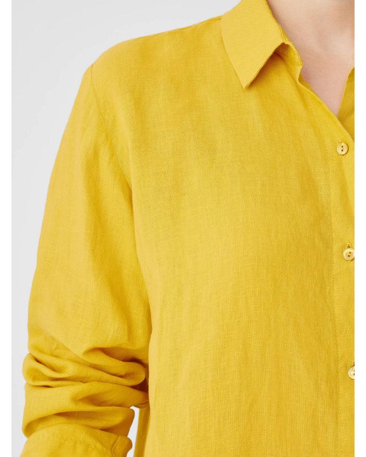 Eileen Fisher - Handkerchief Linen Classic Collar Shirt