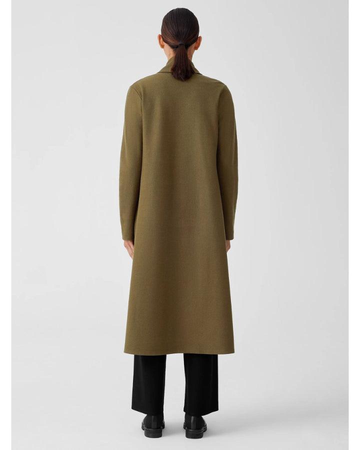 Eileen Fisher - High Collar Long Jacket