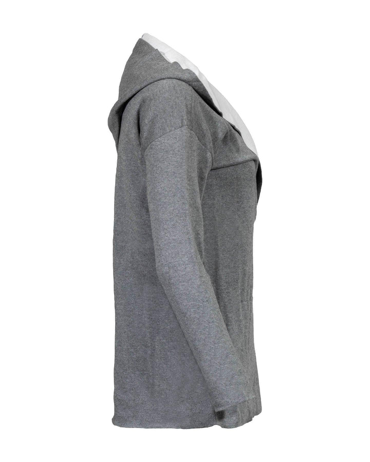 Eileen Fisher - Hooded Cotton Blend Cardigan