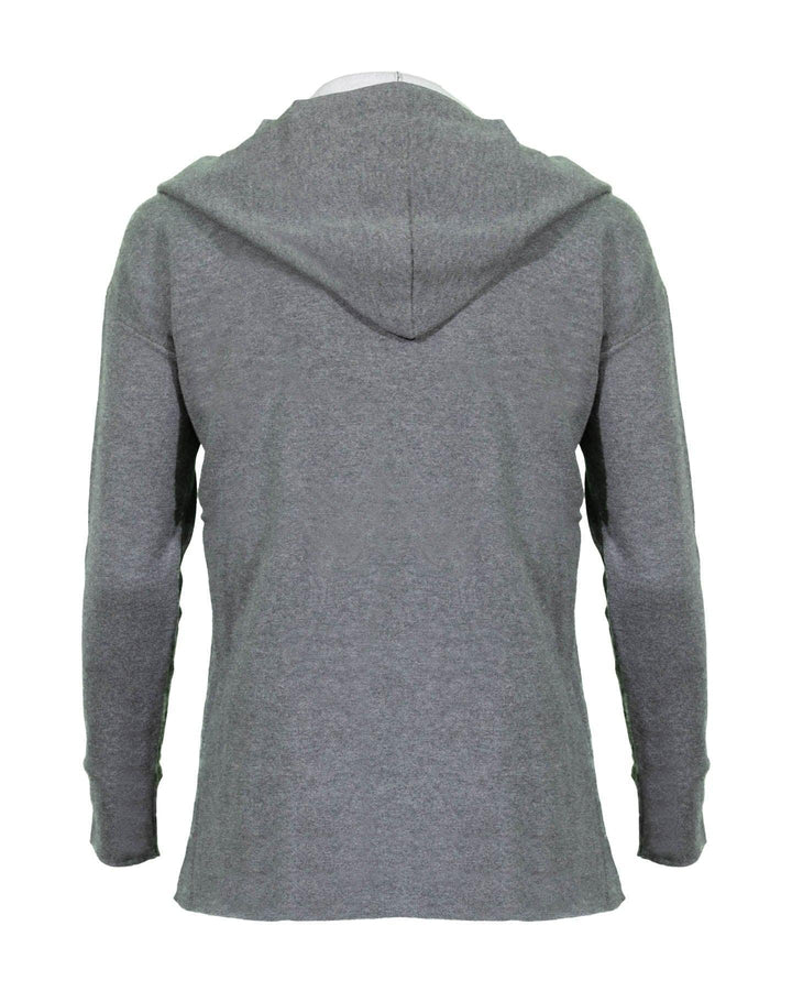Eileen Fisher - Hooded Cotton Blend Cardigan