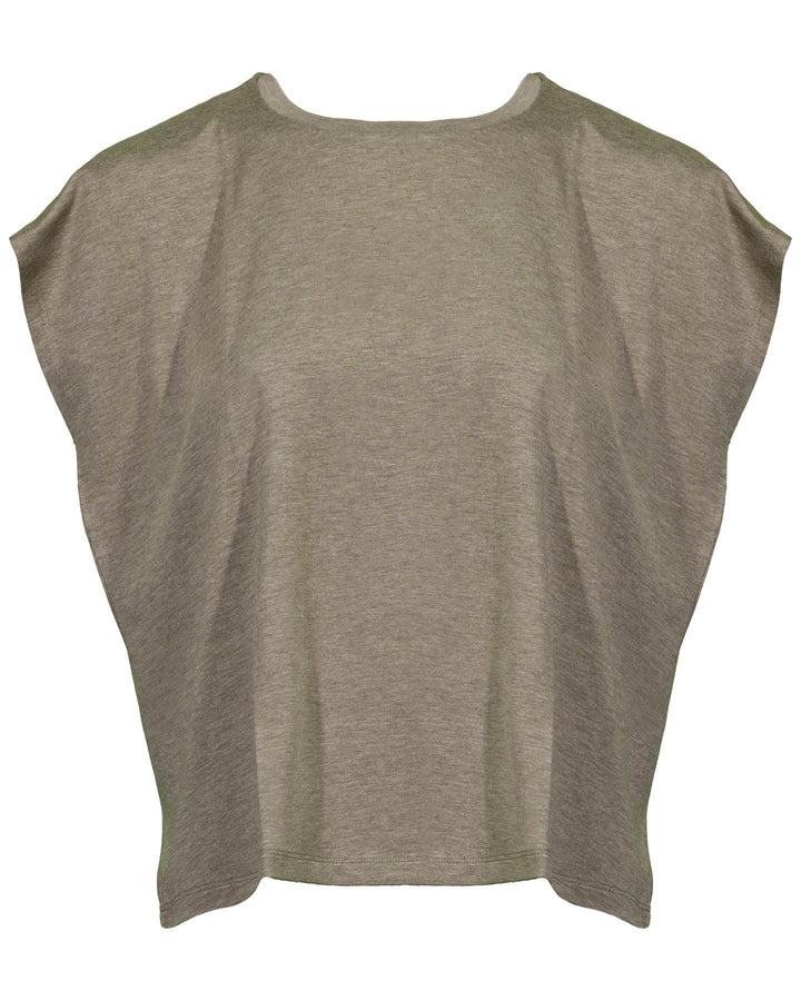 Eileen Fisher - Jersey Crew Neck Box Top