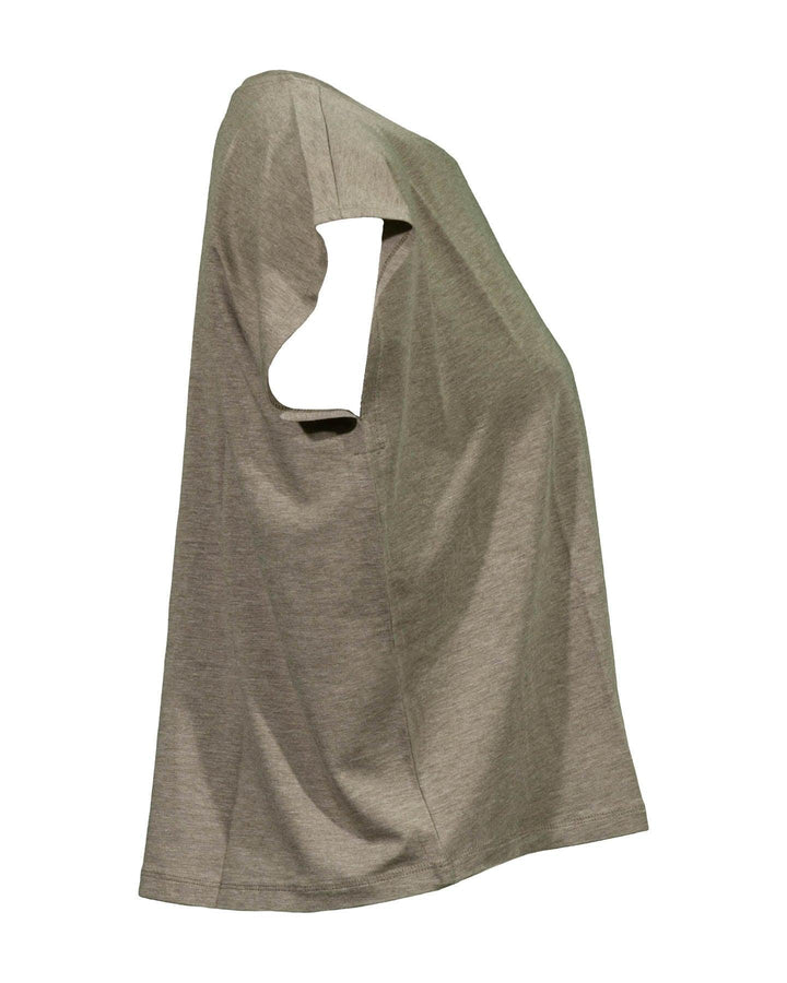 Eileen Fisher - Jersey Crew Neck Box Top