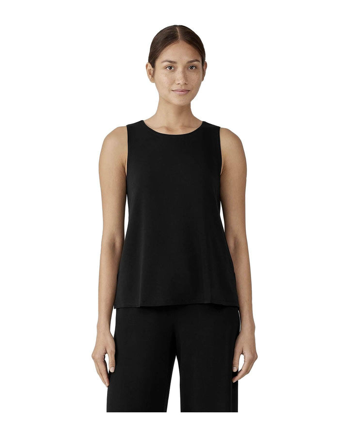 Eileen Fisher - Jewel Neck Knit Shell