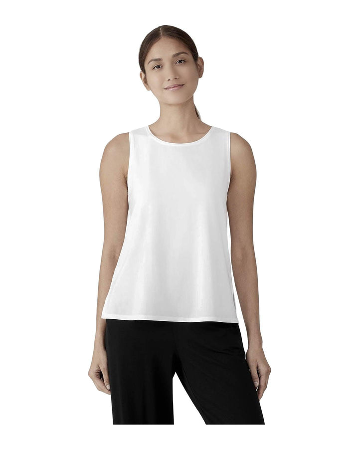 Eileen Fisher - Jewel Neck Knit Shell
