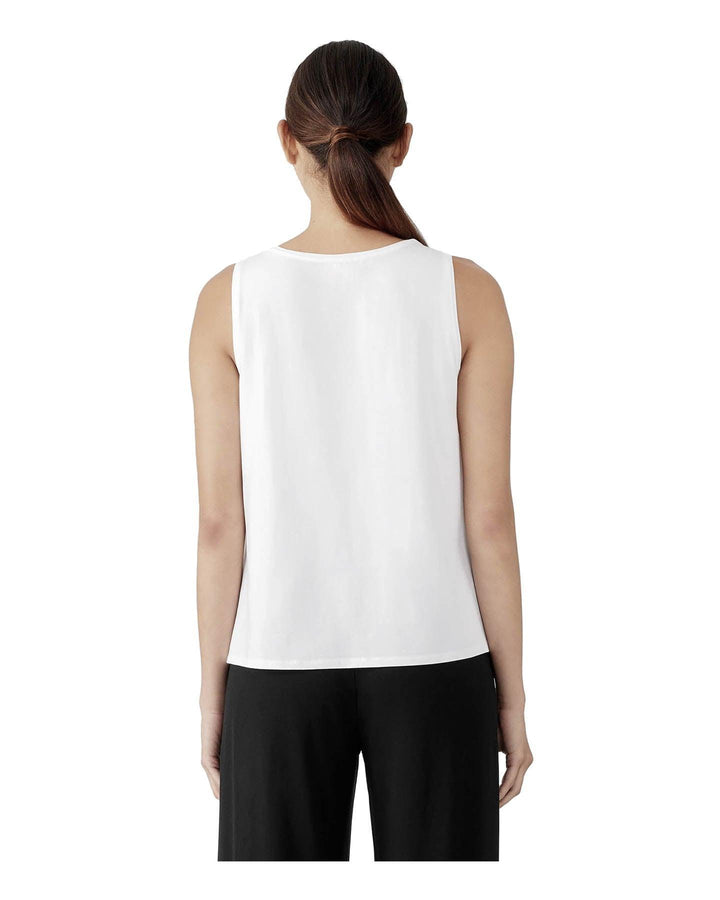 Eileen Fisher - Jewel Neck Knit Shell