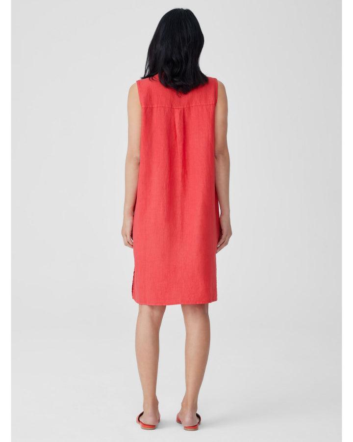 Eileen Fisher - Linen Classic Collar Shirt Dress