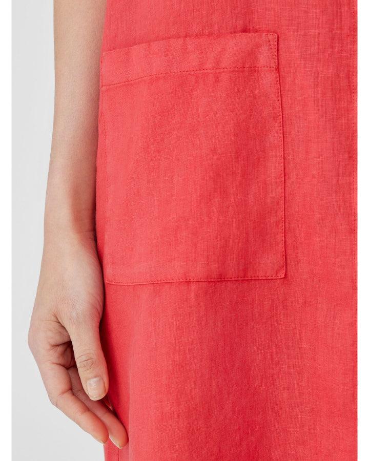 Eileen Fisher - Linen Classic Collar Shirt Dress