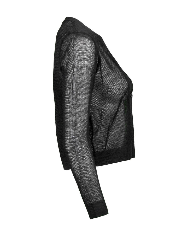 Eileen Fisher - Linen Crepe Cropped Cardigan