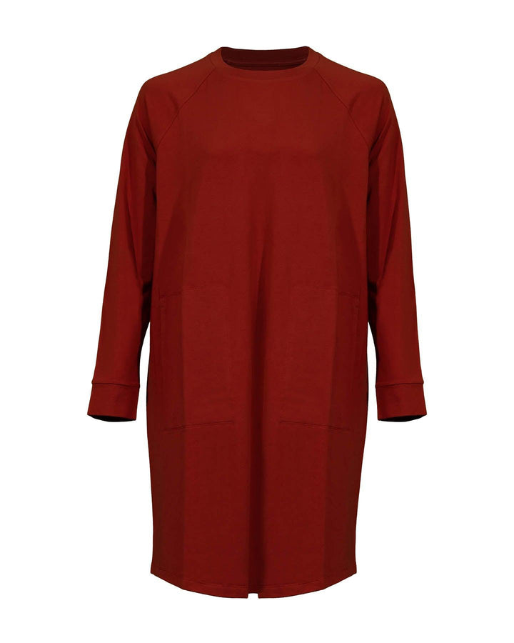 Eileen Fisher - Long Raglan Sleeve Shift Dress