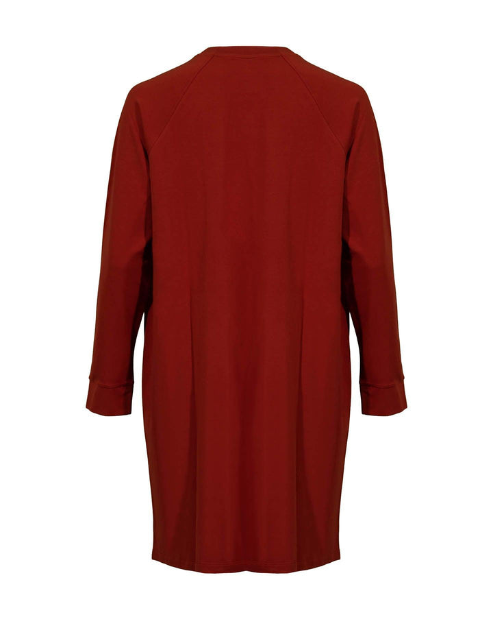 Eileen Fisher - Long Raglan Sleeve Shift Dress
