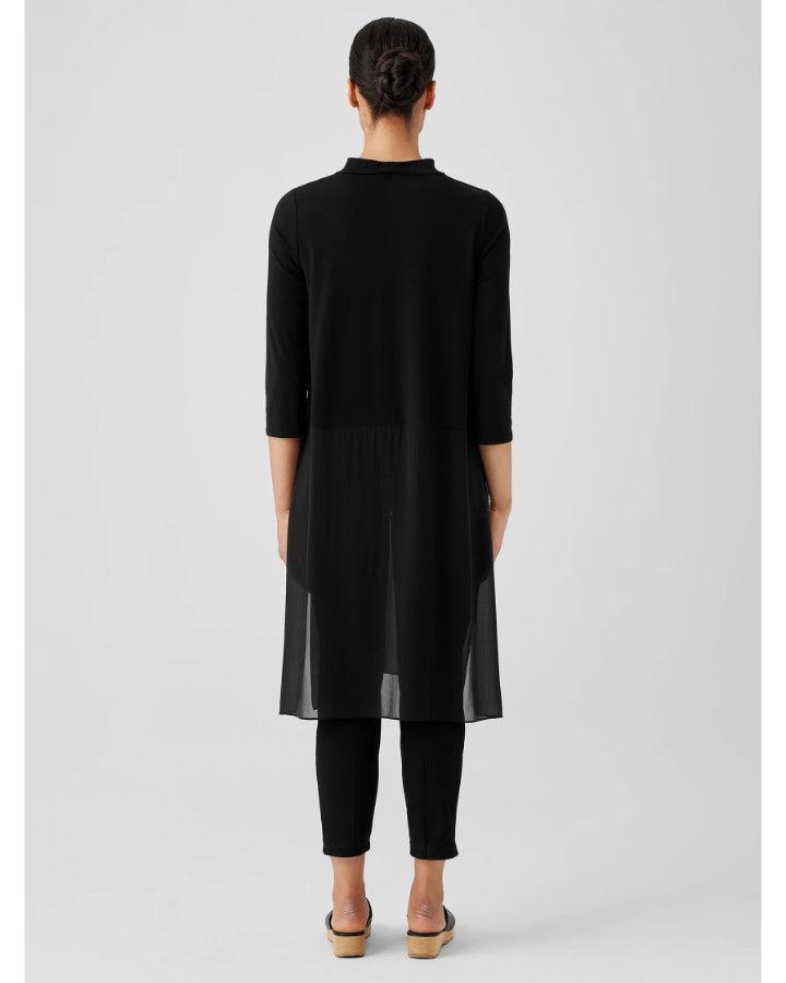 Eileen Fisher - Mock Neck Silk Tunic