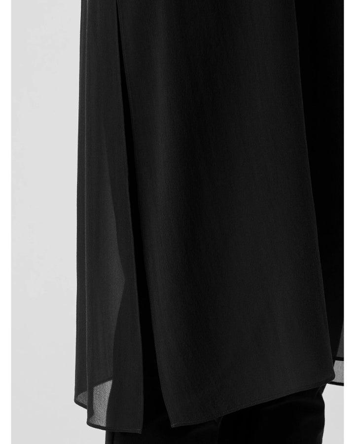 Eileen Fisher - Mock Neck Silk Tunic