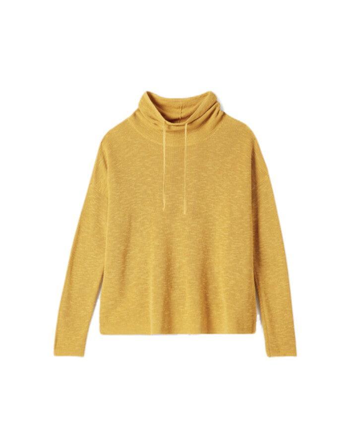Eileen Fisher - Organic Linen Cotton Slub Funnel Neck Top