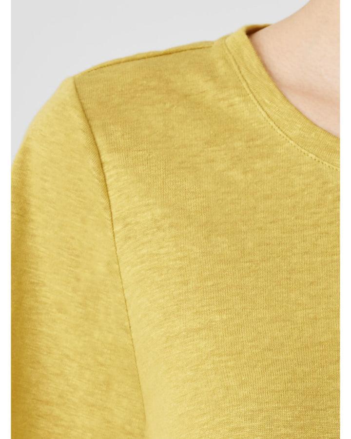 Eileen Fisher - Organic Linen Jersey Crew Neck Tee