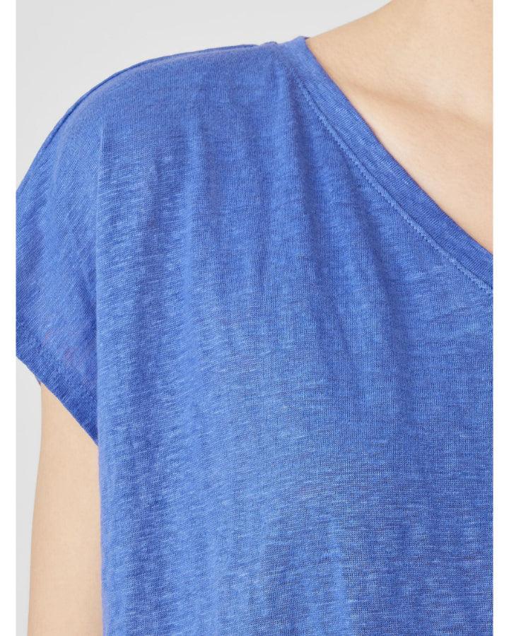 Eileen Fisher - Organic Linen Jersey V-Neck Tee