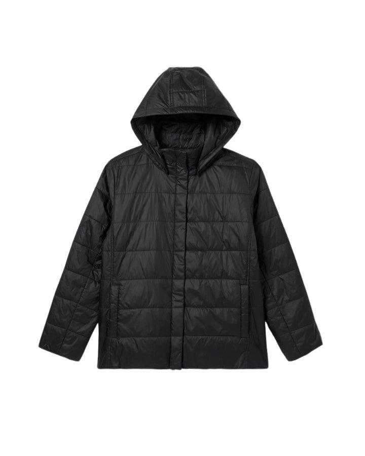 Eileen Fisher - Padded Removable Hood Jacket