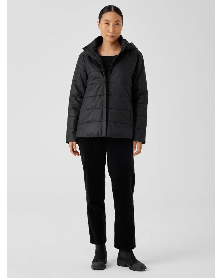 Eileen Fisher - Padded Removable Hood Jacket