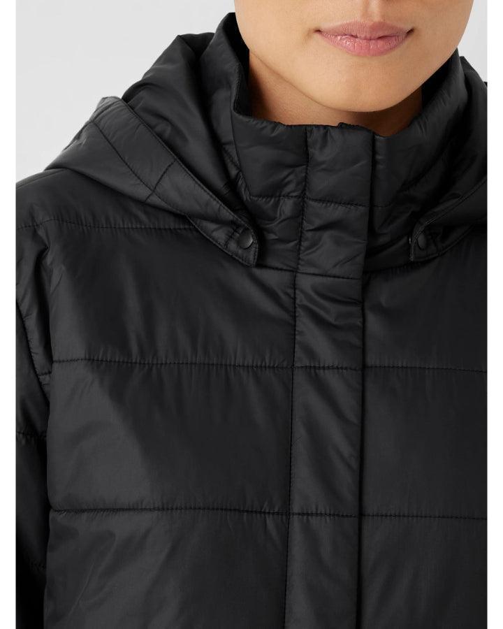Eileen Fisher - Padded Removable Hood Jacket