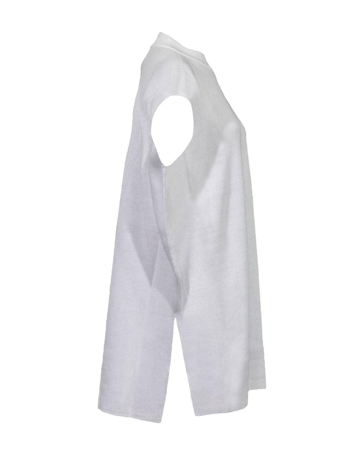 Eileen Fisher - Peruvian Mock Neck Boxy Top