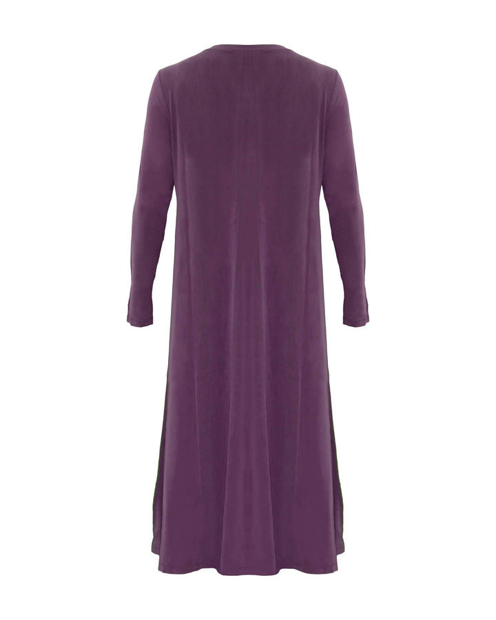 Eileen Fisher - Sandwashed Cupro Knit Crew Neck Dress